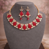 Ruby Luxe Premium Kundan Necklace Set DGNK-129
