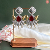 Leher Oxidised Earrings  DEVER-39