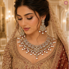 Eternal Radiance Bridal Kundan Necklace Set DGNK-138