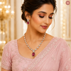 Premium Kundan  Necklace Set DGNK-81