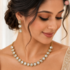 Premium Kundan One Liner Necklace Set DGNK-112