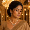 Premium Kundan Pearl Necklace Set DGNK-113