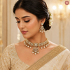 Regal Glow Kundan Necklace Set DGNK-133