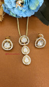 Premium Kundan Chain Pendant Set DGCP-11
