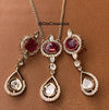 Scarlet Grace Kundan Pendant Chain Set DGCP-39