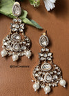Premium Kundan Pearl Drop Earing DGER-58