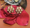 Grace in Every Sparkle — These Floral Kundan Studs are Pure Elegance.DGER-65