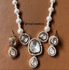 Premium Kundan Pearl Necklace Set DGNK-113