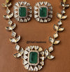 Premium Kundan Leaf Shape Necklace Set DGNK-117