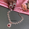 Royal Ruby Polki Necklace Set DGNK-131