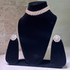 Crystal Bloom Premium Kundan Choker Set- DGNK-144