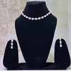 Solitaire Premium Kundan Necklace & Earrings Set - DGNK-145