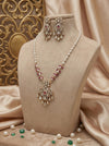 Pearl Kundan Necklace Set - DGNK-156