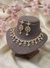 Pearl Glint Premium Kundan Necklace Set DGNK-161