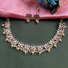 Pearl Lotus Statement Necklace Set - DGNK-180