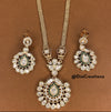 Emerald Grace Polki Kundan Necklace Set DGNK-85