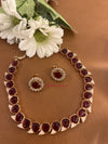 Premium Kundan One Liner Necklace Set DGNK-38