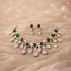 Emerald Glow Kundan Necklace Set DGNK-128