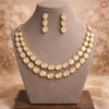 Regal Dabbi Kundan Double Layer Necklace Set DGNK-88