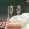 Vintage Bloom Dual-Tone Floral Earrings DEVER-6