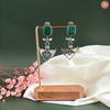Vintage Bloom Oxidised Statement Earrings DEVER-7