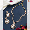 Mid Length Premium Kundan Necklace Set DGNK-36