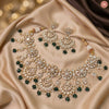 Emerald Royale Bridal Kundan Necklace Set DGNK-140
