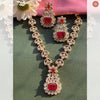 Royal Ruby Polki Necklace Set DGNK-131