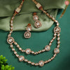 Timeless Premium Kundan Double Layer Necklace Set DGNK-49