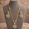 Emerald Grace Polki Kundan Necklace Set DGNK-85