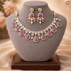 Ruby Royale Premium Kundan Necklace Set DGNK-127