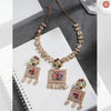 Luxury Premium Kundan Polki Necklace Set DGNK-51