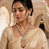 Regal Polki Kundan Long Necklace Set DGNK-84