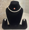 Diya Motif CZ Necklace Set - DGNK-152