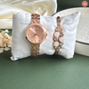 Aurelle Glam Watch & Bracelet Set Combo Set DCWBR-41