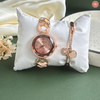 Serena Bloom Watch & Bracelet Set Combo Set DCWBR-43