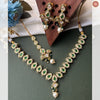 Ruhani Emerald Statement Necklace Set NNK-002