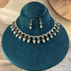 Premium Kundan Pearl Necklace Set - DGNK-198