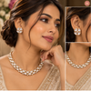 Premium Kundan One Liner Necklace Set DGNK-35